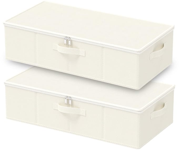 Dailygoods - Opbergtas voor onder bed - Kledingorganizer 2 stuks