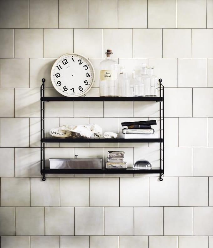String Furniture - Pocket plankenrek - zwart