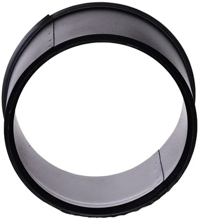 Schoorsteen insert dubbel Ø200mm 2mm zwart.