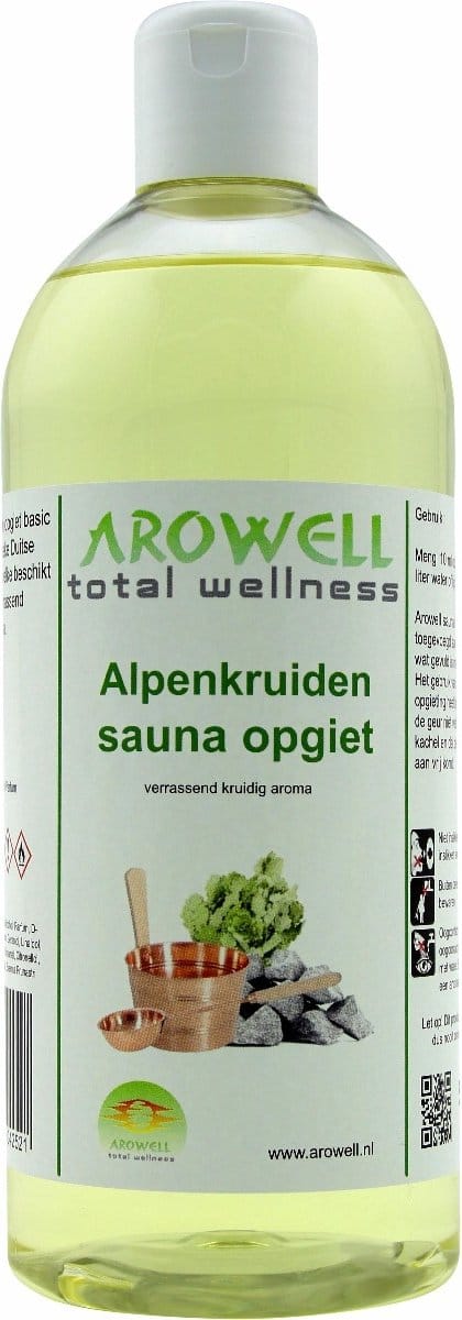Arowell - Alpenkruiden sauna opgiet saunageur opgietconcentraat - 1 ltr
