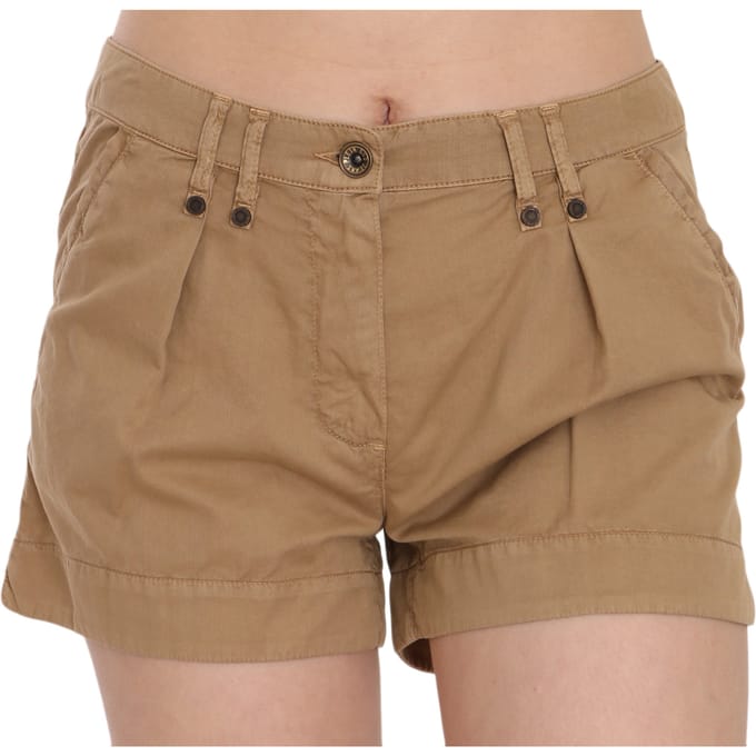 Plissé Korte Broek met Relaxte Pasvorm