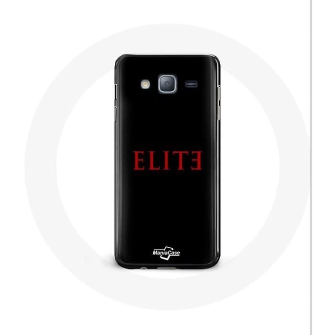 Case voor Samsung Galaxy J5 2016 Elite Seizoen 5 Rood Logo Zwarte Achtergrond