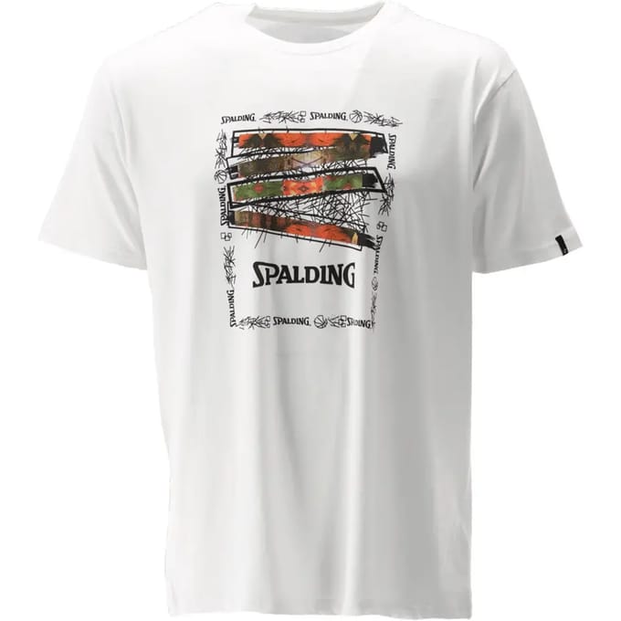 Spalding Logo Ss23 T-shirt Wit