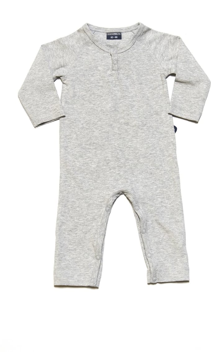Silky Label jumpsuit stunning grey - smalle pijp - maat 62/68 - grijs