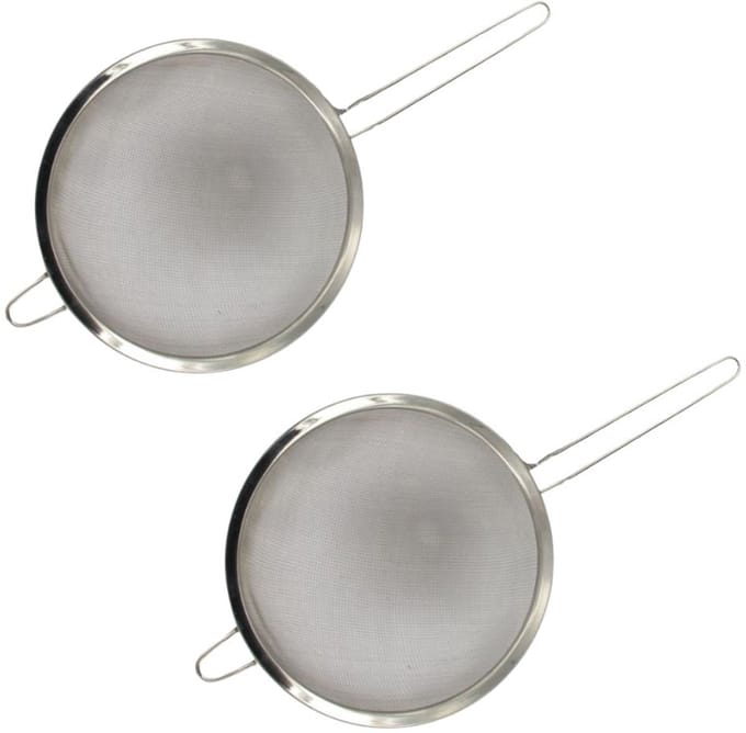 Set van 2 XL RVS Vergieten 24 cm FM Professional
