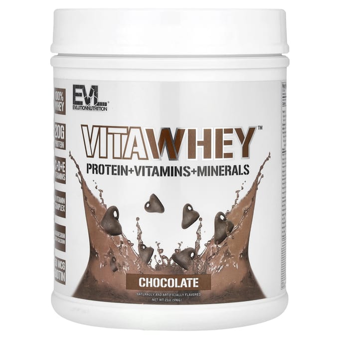 EVLution Nutrition, VitaWhey, Chocolat, 21 oz (596 g)