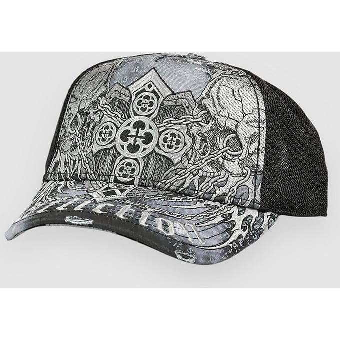 Affliction Death Eyes S/S Tee Heren Cap - zwart - Standard