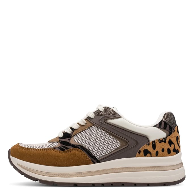 Tamaris damessneaker 1-23735-47-329 Dames low-top plateau-schoenen