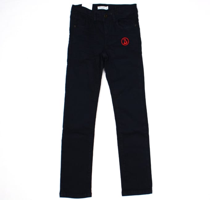 Sint-Ludgardis schooluniform - Broek  unisex - Donkerblauw - Maat 10 jaar
