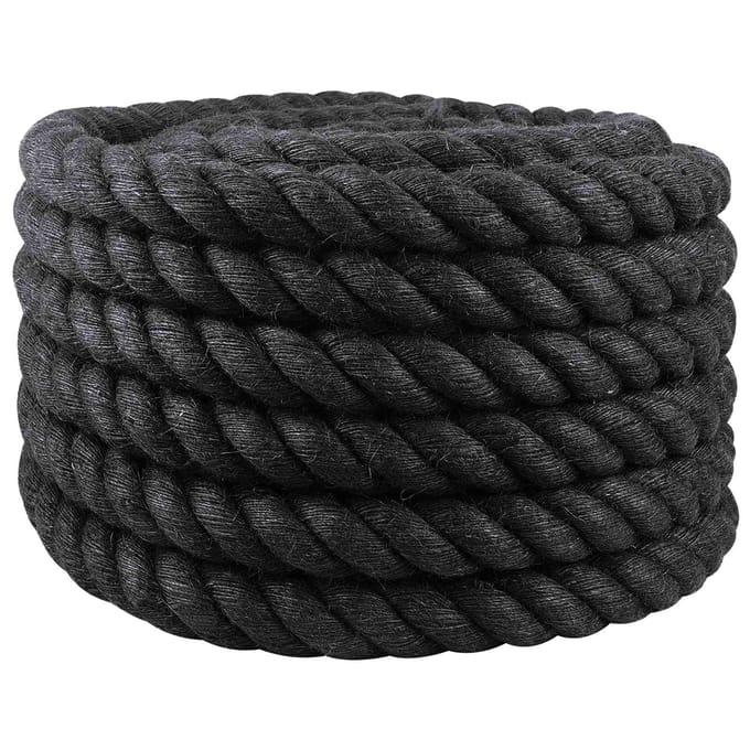 vidaXL - Jute - Touw - 300 - mm - 50 - m - Zwart - 100% - Tossa - jute