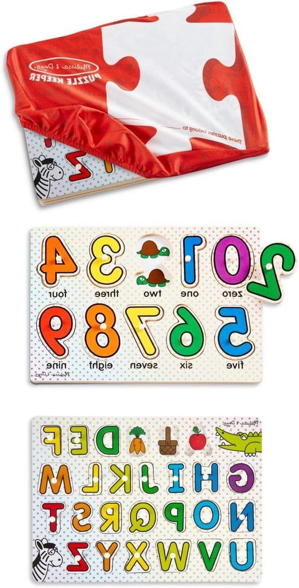 Houten Puzzel - Alfabet Puzzel - Leren - 36 Stuks - Niet Gespecificeerd - Multicolor
