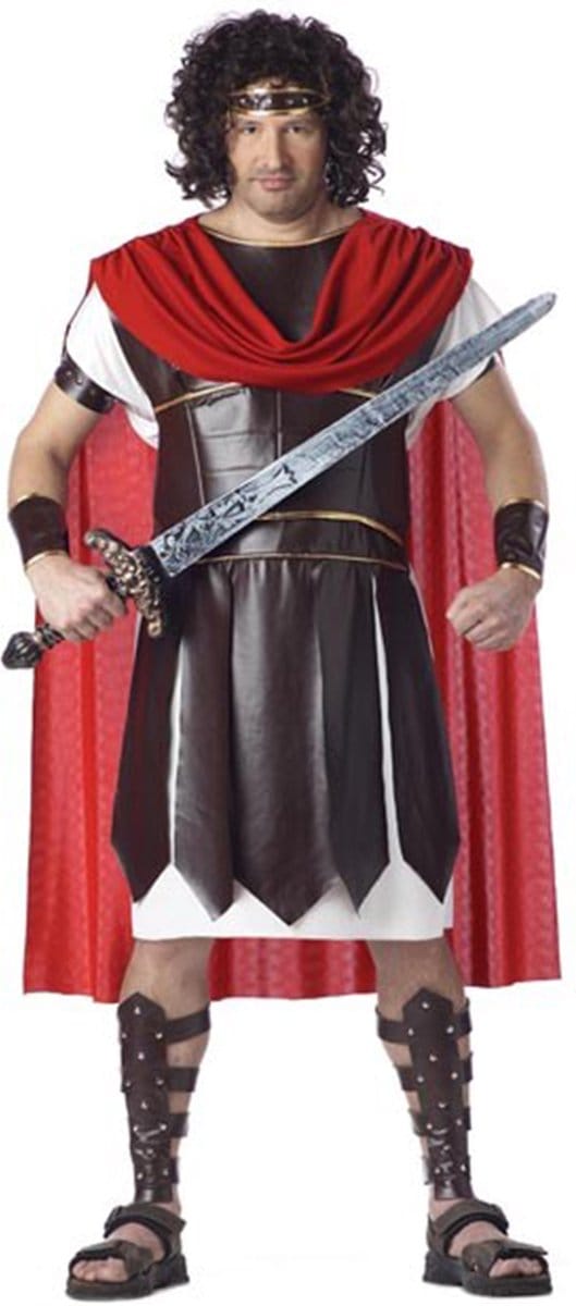 Vegaoo - Romeins gladiator kostuum voor mannen - Plus size