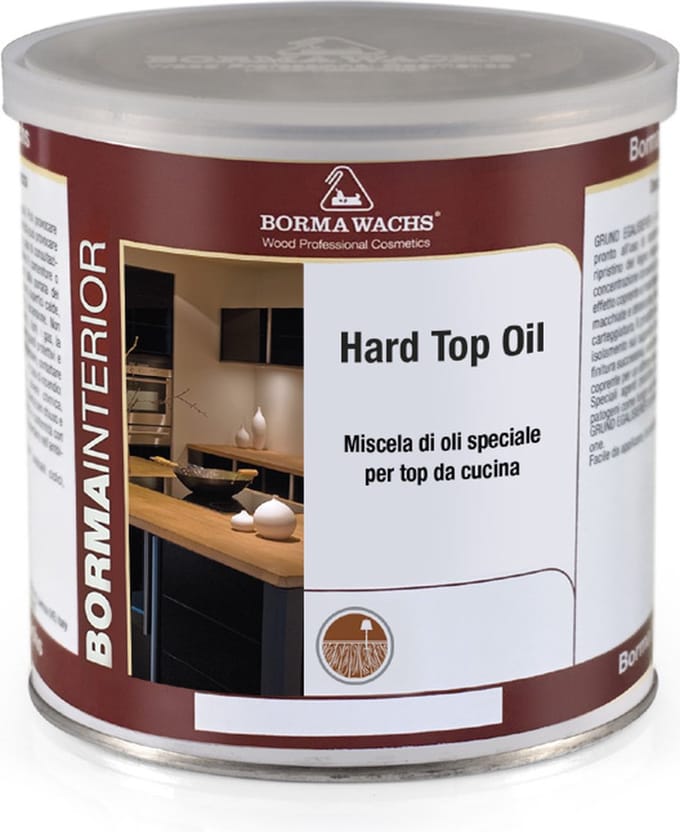 Borma Wachs Hard Top olie voor keukenblad Transparant - 750 ml