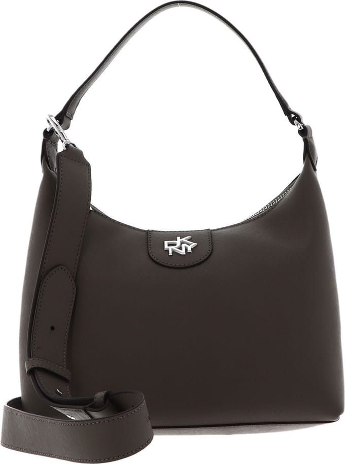 DKNY Schoudertas Handtas Carol MD Pouchette Truffle Lichtbruin