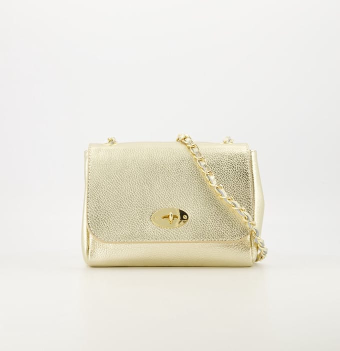Nina - Classic Grain - Crossbodytas - Goud - DL702