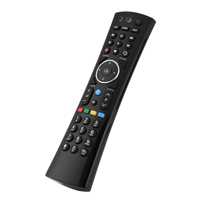 Télécommande de remplacement pour téléviseur HUMAX black