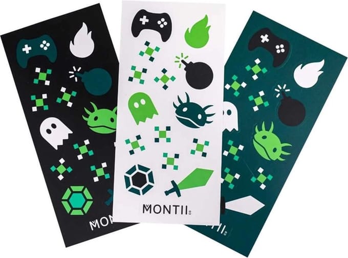 MontiiCo Waterproof Stickerset Game On