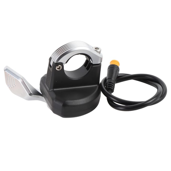 Elektrische Fiets Duimgas Snelheidsregelaar Vingergas Accelerator met Waterdichte Connector black
