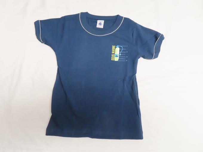 Petit bateau Tshirt korte mouw marine 6 jaar 114