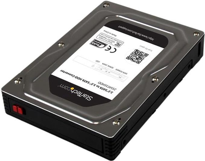 StarTech.com 2.5" SSD/HDD to 3.5" SATA Aluminum HDD Adapter Enclosure