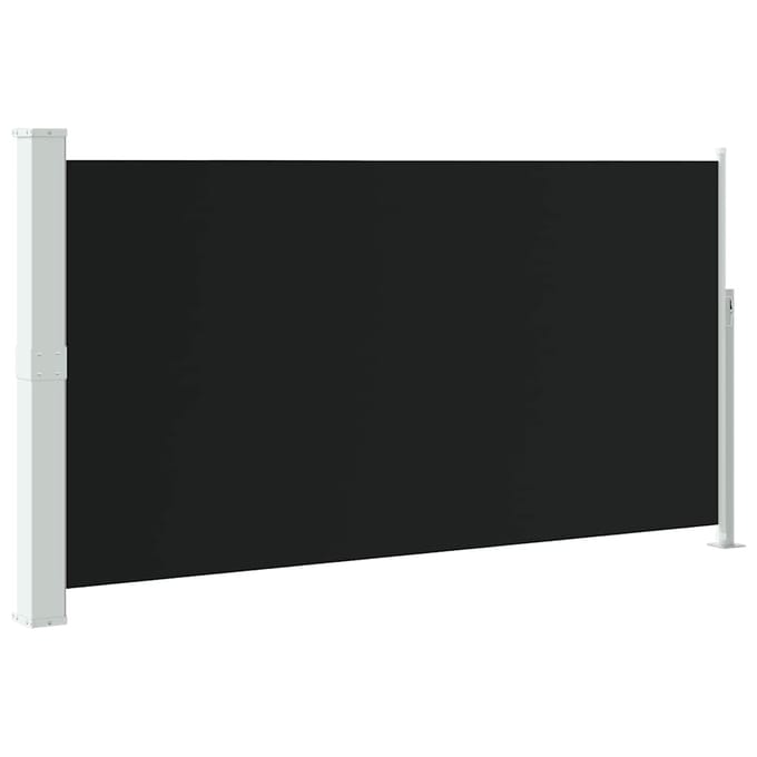 vidaXL - Wind-/zonnescherm - uittrekbaar - 160x300 - cm - zwart