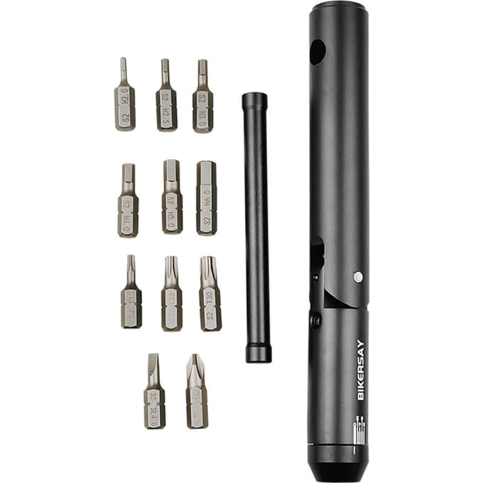 Clé dynamométrique de vélo Portable, outil multifonctionnel de réparation de vélo, vtt, vélo de route noir