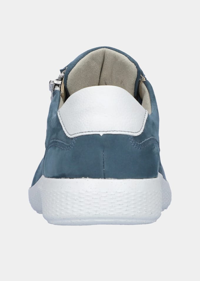 Sneakers met schokabsorberende luchtkussenzool - blauw / wit - Gr. 37 van Goldner Fashion