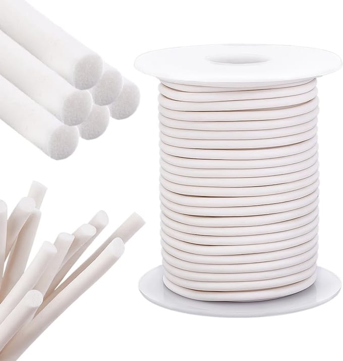 Dailygoods- Vulstrip 15 m - Schuimrubberen Siliconen - 3 mm Diameter