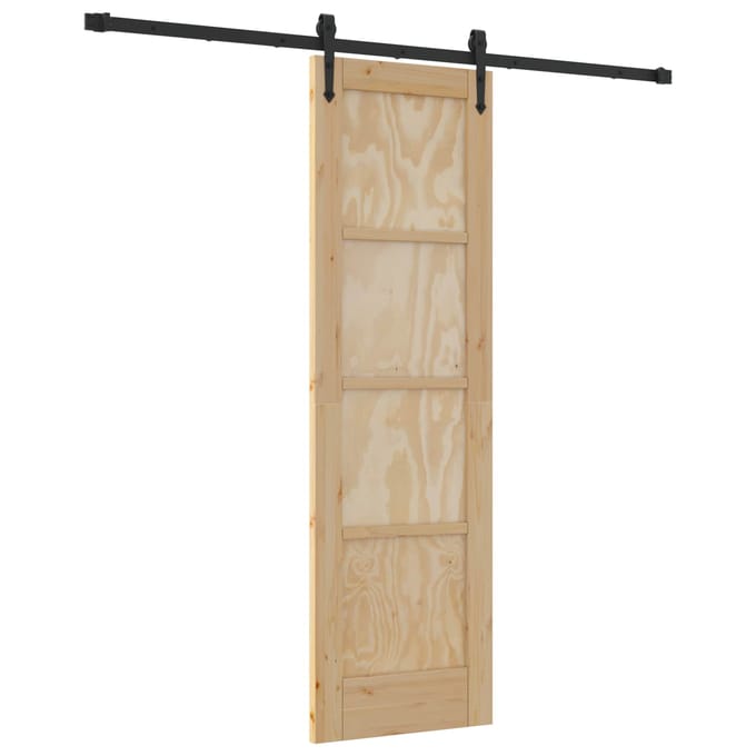 vidaXL - Schuifdeur - ORKDAL - 61 - x - 198,5 - cm - Massief - grenenhout