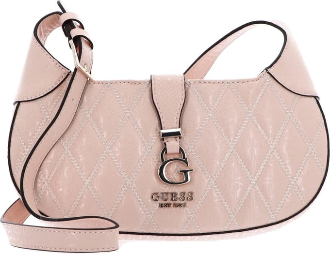 GUESS Schoudertas Adi Convertible Xbody Top Bag Light Peach Zalmroze