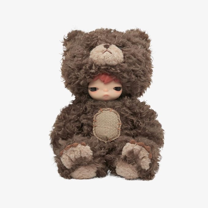 Poupée en peluche vinyle Hirono Bear POP MART gray