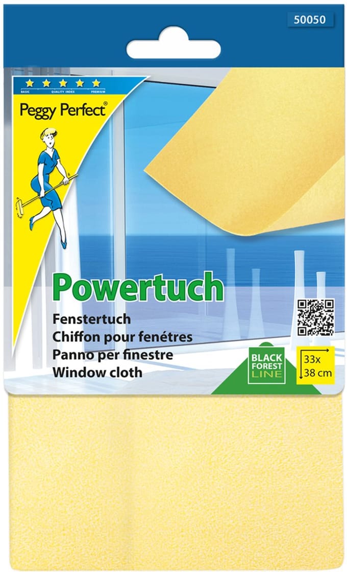 Peggy Perfect ramendoek 'Powerdoek', geel