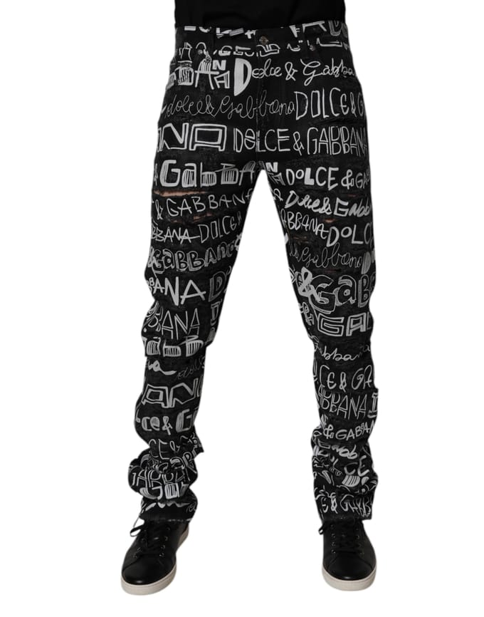 Dolce Gabbana Graffiti Spijkerbroek