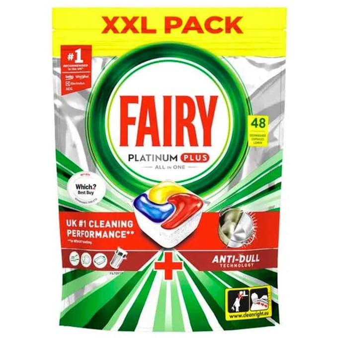 Fairy (Dreft) ADW Platinum Plus 48 pcs Lemon 48 st