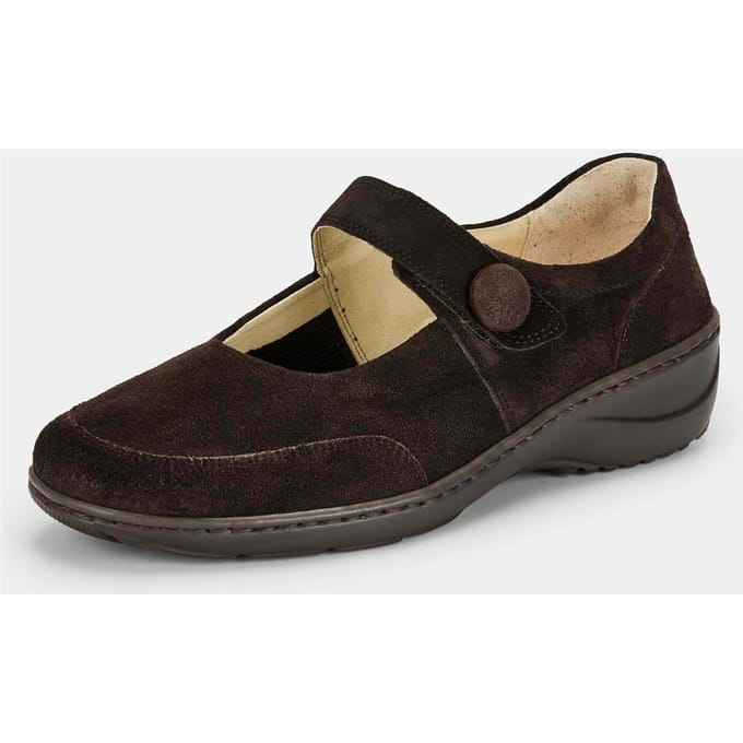 Leren ballerina's - bruin - Gr. 40 van Goldner Fashion
