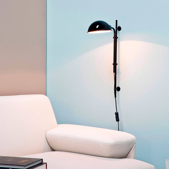 MARSET Funiculí A wandlamp, zwart