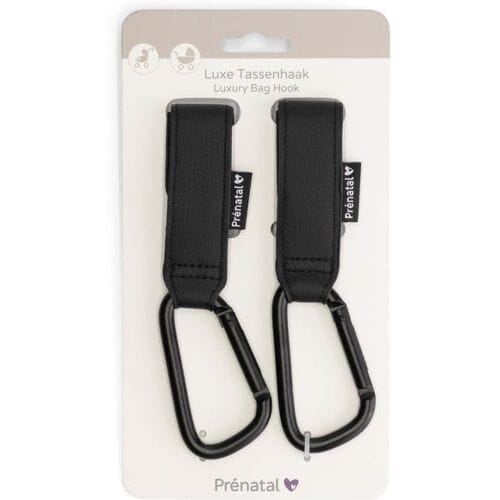 Prénatal tassenhaken luxe 2 stuks Black unisex
