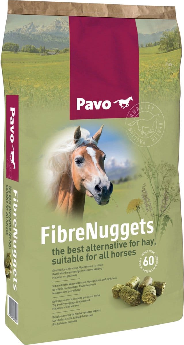 Pavo Fibrenuggets - Paardenvoer - 20 kg