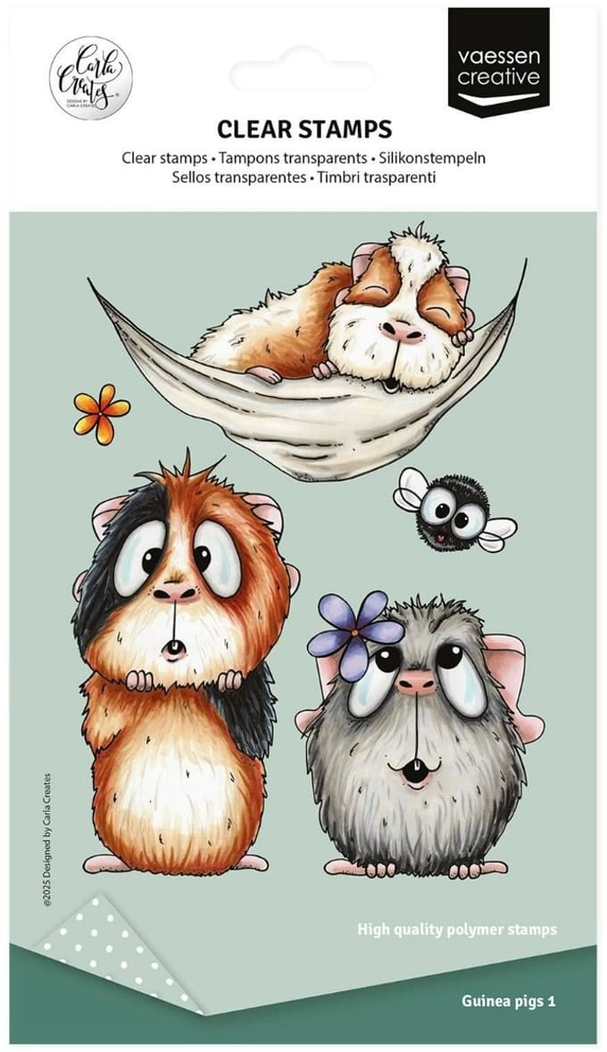 Clearstamps Guinea pigs 1 - Carla Creates