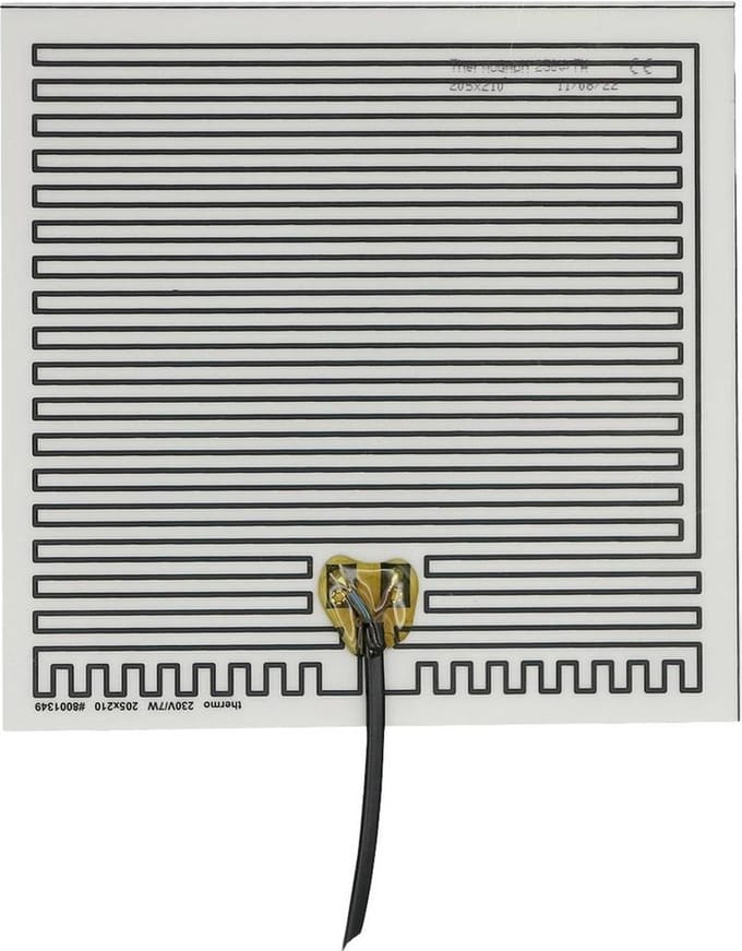 Thermo TECH Polyester Verwarmingsfolie 230 V 7 W (l x b) 210 mm x 205 mm