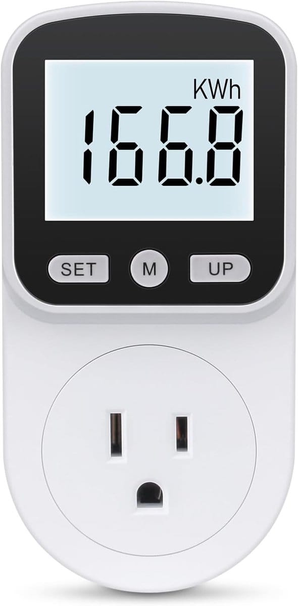 Energiekosten Meter Plug voor Thuisgebruik - Meet Stroomverbruik en Voltage