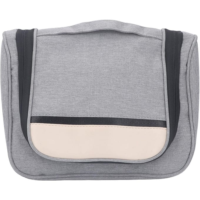 Toilettas Draagbaar Multifunctioneel Waterdicht Grote Capaciteit Make-up Organizer voor Reizen Zakenreis Grijs grijs