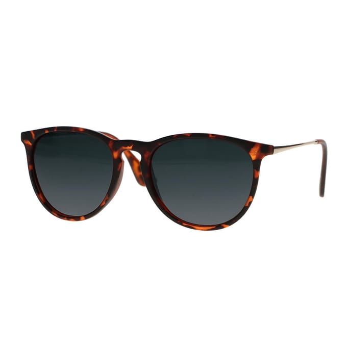 Spectrum Zonnebril Tortoise Goud Smoke Glas Unisex