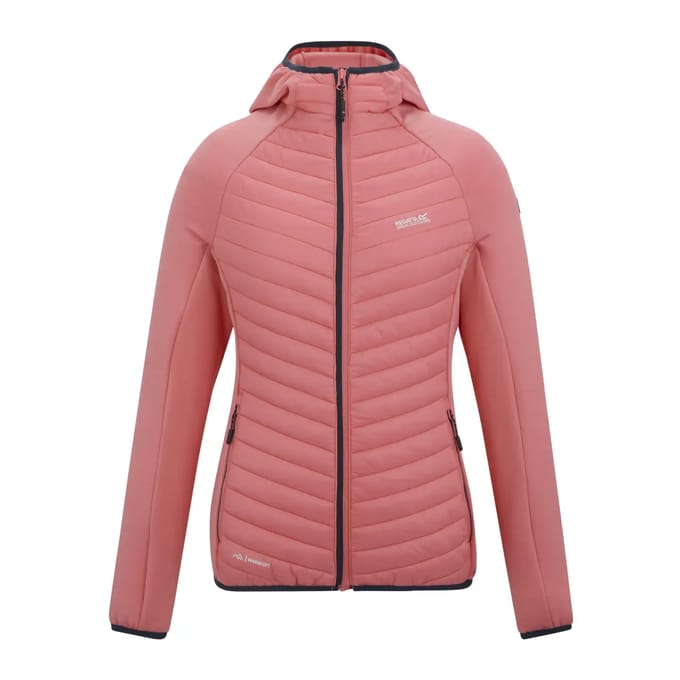 Dames Andreson Stretch Waterafstotende Hybride Jas met Baffle-afwerking