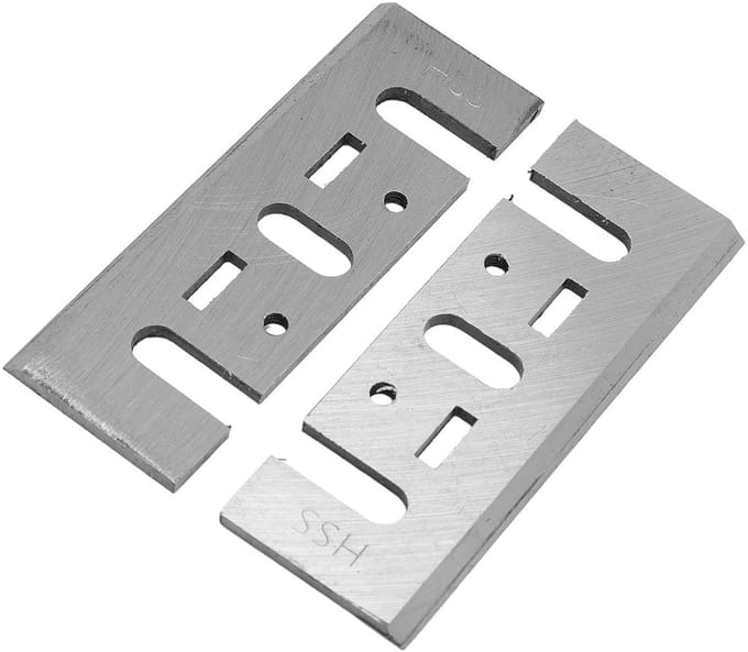 Dailygoods - 2 Stuks HSS Schaafmessen voor Elektrische Planers