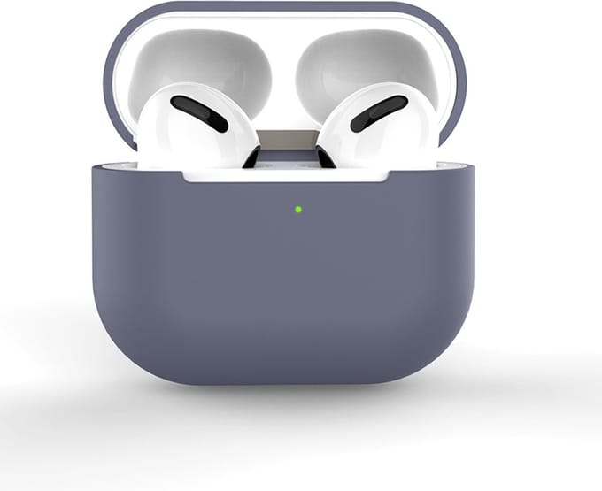 New Age Devi - Hoesje geschikt voor Apple AirPods 3 - Lavender Grijs