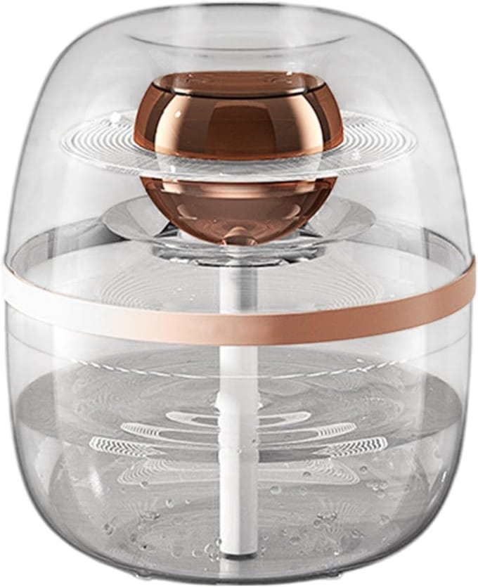 Luchtbevochtiger - Mistmaker - Comfort Thuis - Stil Nachtlampje - 3L Tank - Roze