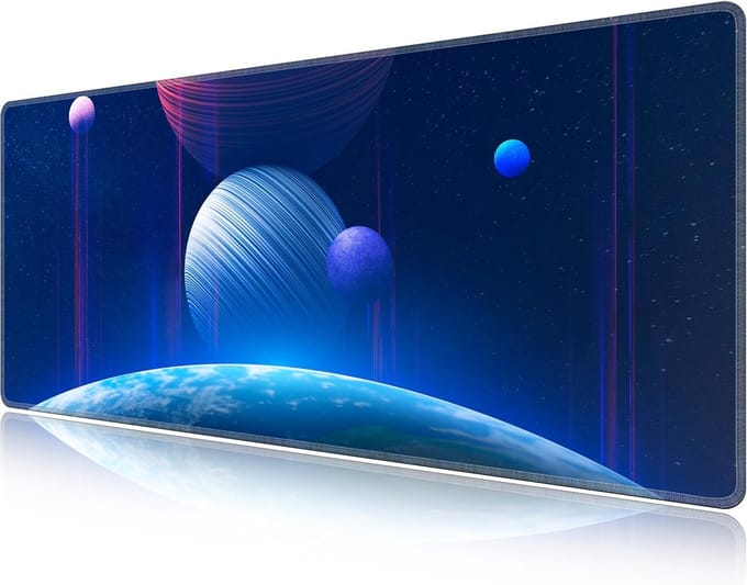 XXL Gaming Muismat Bureauonderlegger Antislip - 140x60 cm - Grote Computer Mat