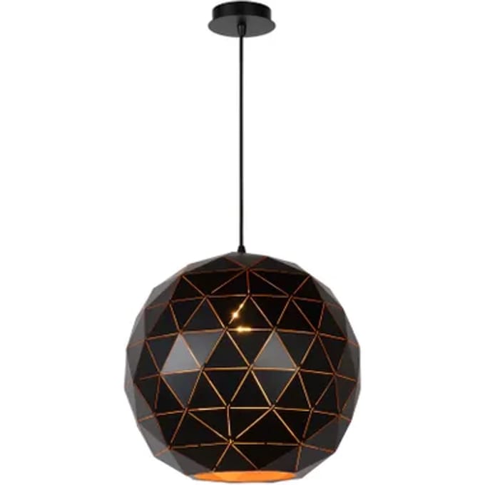Lucide Hanglamp Otona - Zwart - 40cm - E27