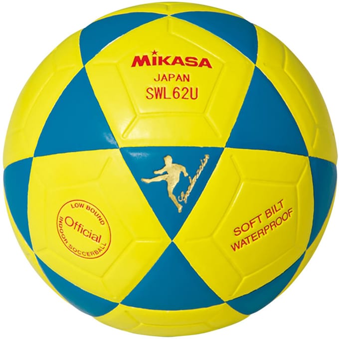 Zaalvoetbal Mikasa SWL62U Blauw - Geel